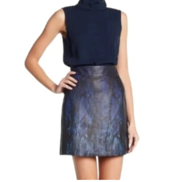 Elie Tahari Snakeskin print Mini Skirts - Picture 1 of 7